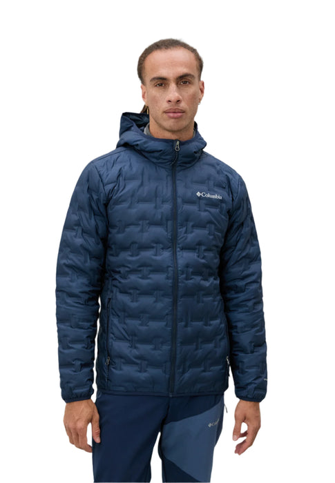 Columbia Men's Delta Ridge Down Hooded Jacket - Collegiate Navy