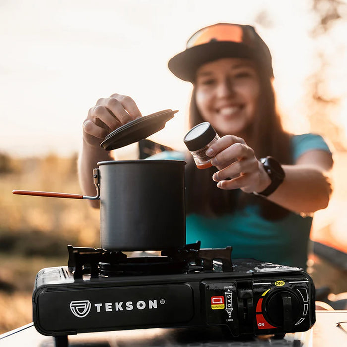 Tekson Portable Gas Stove   2 in 1