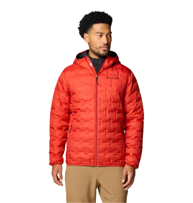 Columbia Men's Delta Ridge Down Hooded Jacket - Sail Red