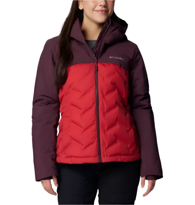 Columbia Women's Grand Trek™ III Waterproof Hooded Down Jacket -Daredevil, Moonvista