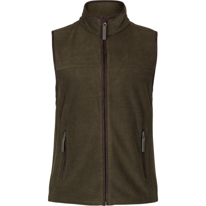 Seeland Woodcock Earl Fleece Waistcoat - Pine Green Melange