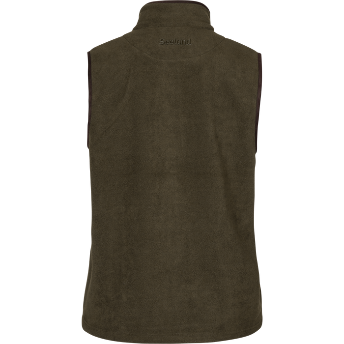 Seeland Woodcock Earl Fleece Waistcoat - Pine Green Melange