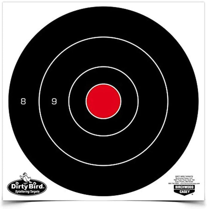 Birchwood Casey Dirty Bird 25 x 8" Bullseye Targets