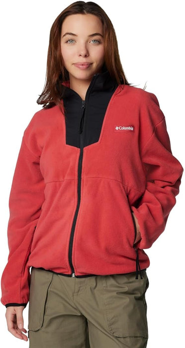 Columbia Sequoia Grove Full Zip Fleece Daredevil , Black