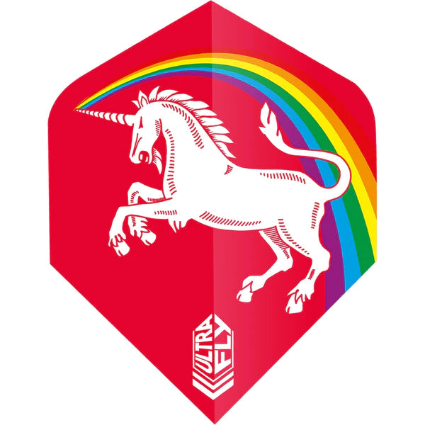 Unicorn Rainbow Red Flight