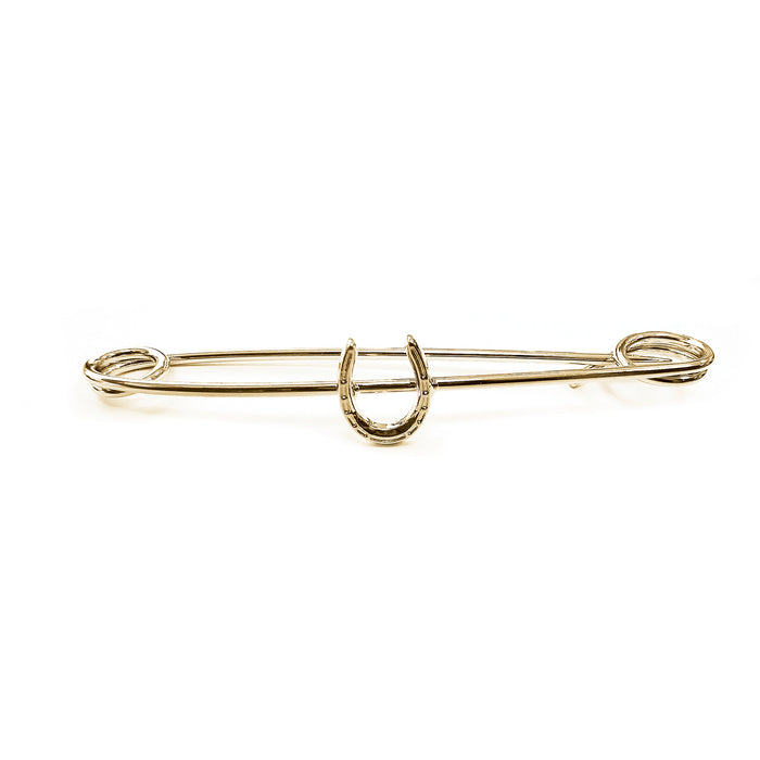 Equetech Traditional Horseshoe Stoc Pin