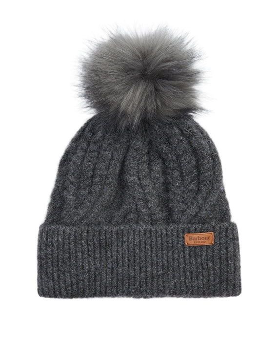 Barbour Elsdon Beanie Hat - Grey