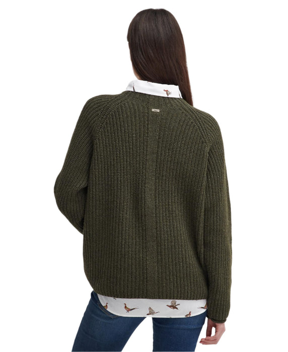 Barbour Willows High-Neck Jumper - Olive