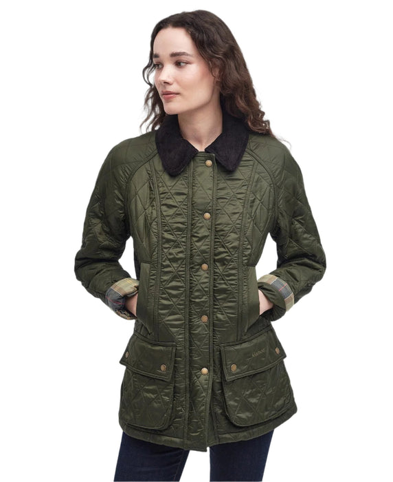 Barbour Beadnell Polarquilt Jacket - OLIVE