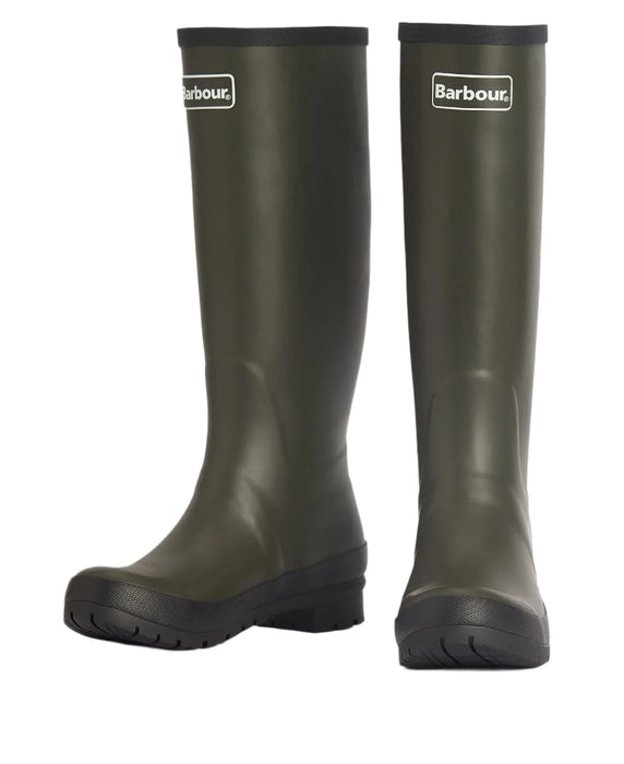 Barbour Abbey Wellington Boots - Olive