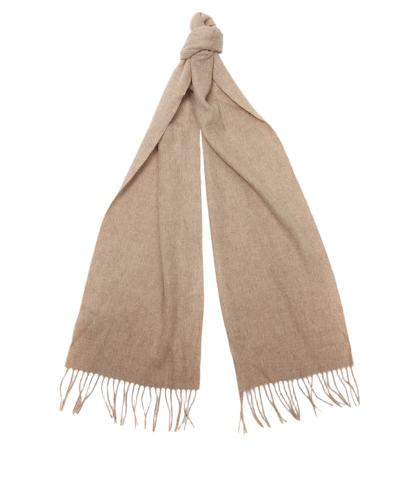 Barbour Lambswool Woven Scarf -  Oatmeal