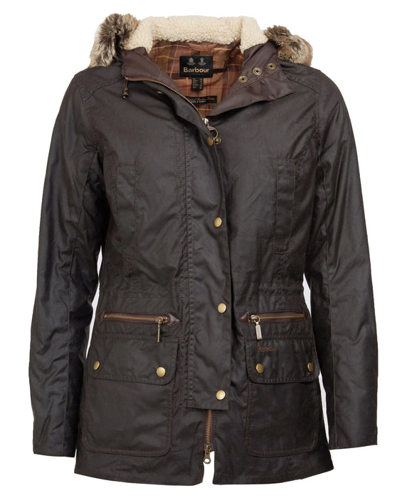 Barbour Kelsall Wax Parka Jacket -  Rustic