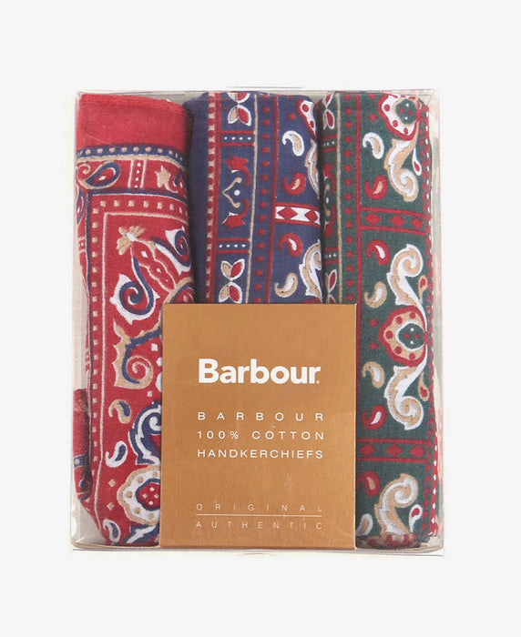 Barbour Paisley Handkerchiefs Gift Box Set