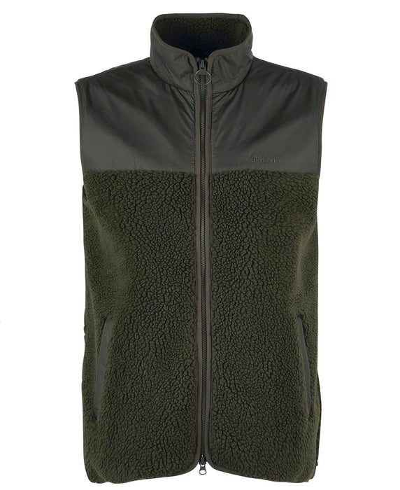 Barbour Newlan Fleece Gilet - Olive