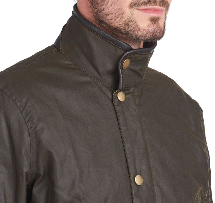 Barbour Hereford Men's Wax Jacket - Olive