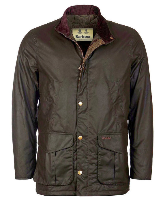 Barbour Hereford Men's Wax Jacket - Olive