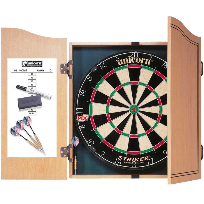 Unicorn Striker Home Dart Centre Dart Board & Cabinet