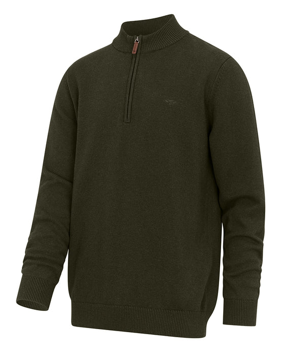 Hoggs Falkirk 1/4 Zip Ferm Green