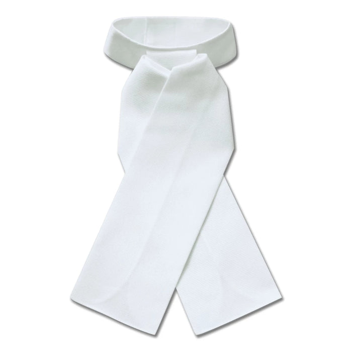 Elt Plastron White Tied Stock